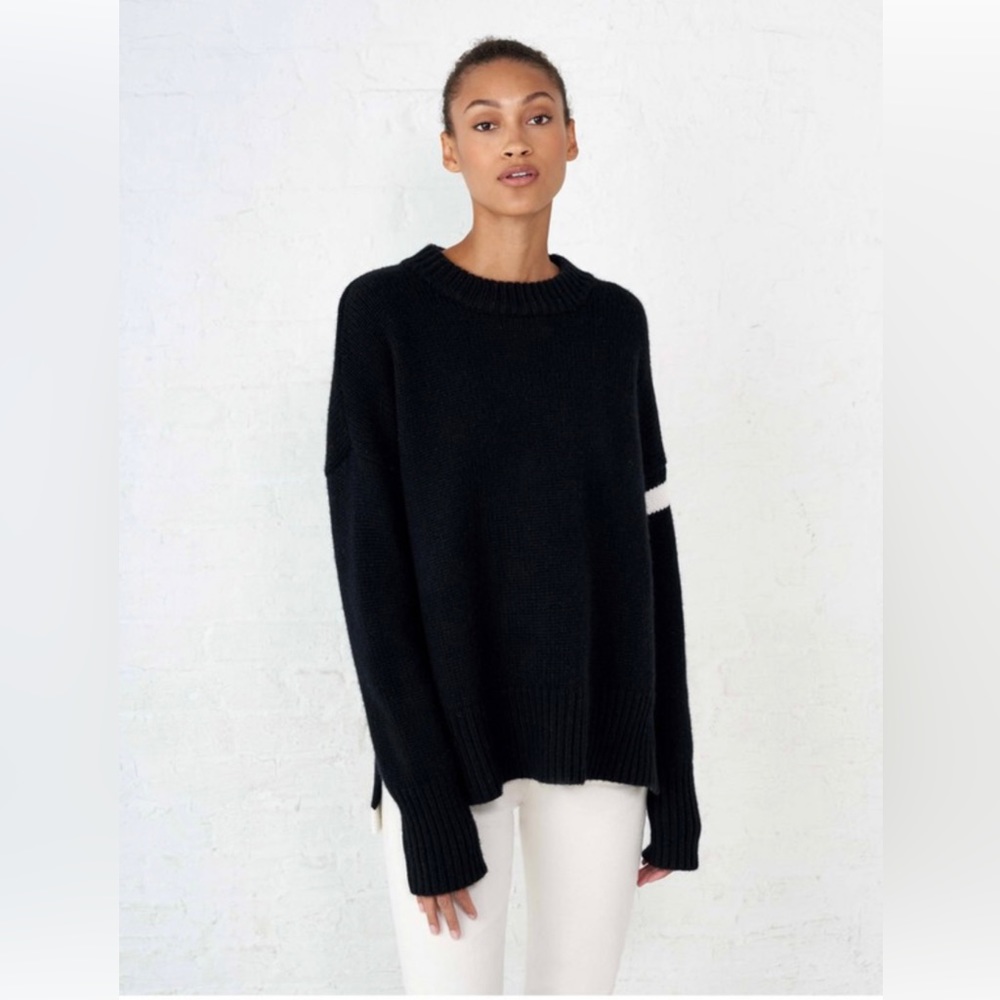 La Ligne 100% Cashmere Varsity Sweater - XS